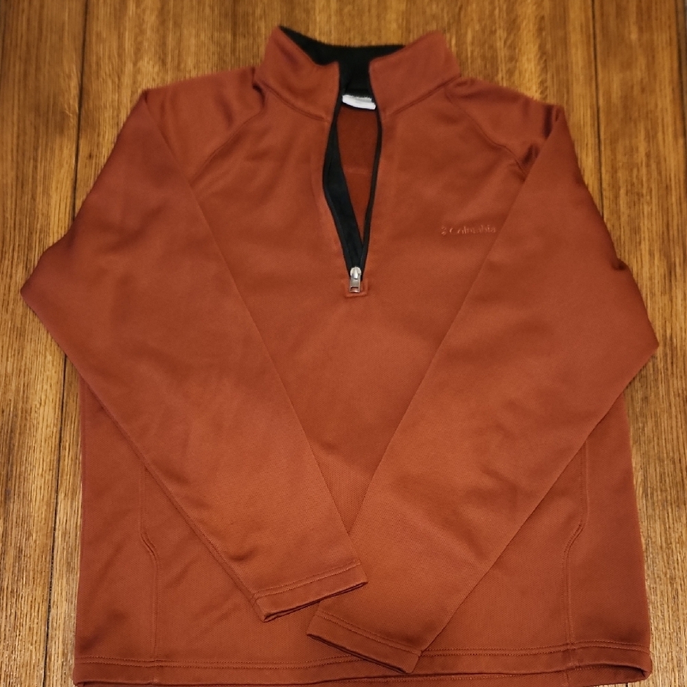 Columbia Men's Brown Half-Zip Sweater